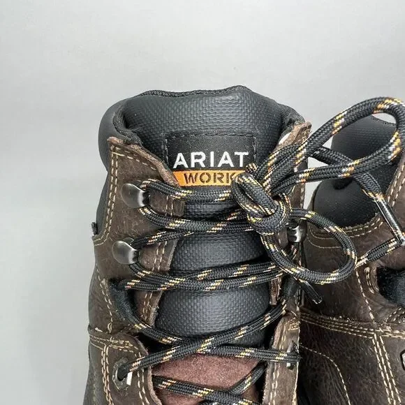 Ariat Men's Size 13‎ Treadfast 6 Waterproof Steel Toe Work Boots